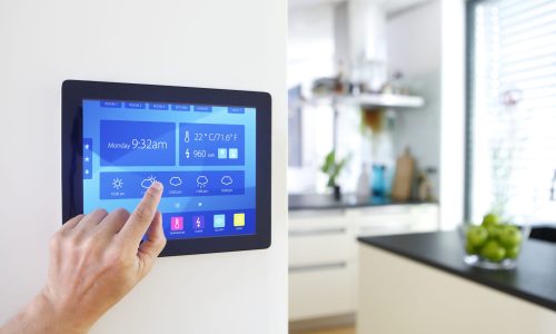 Fictive application controlling the modern house